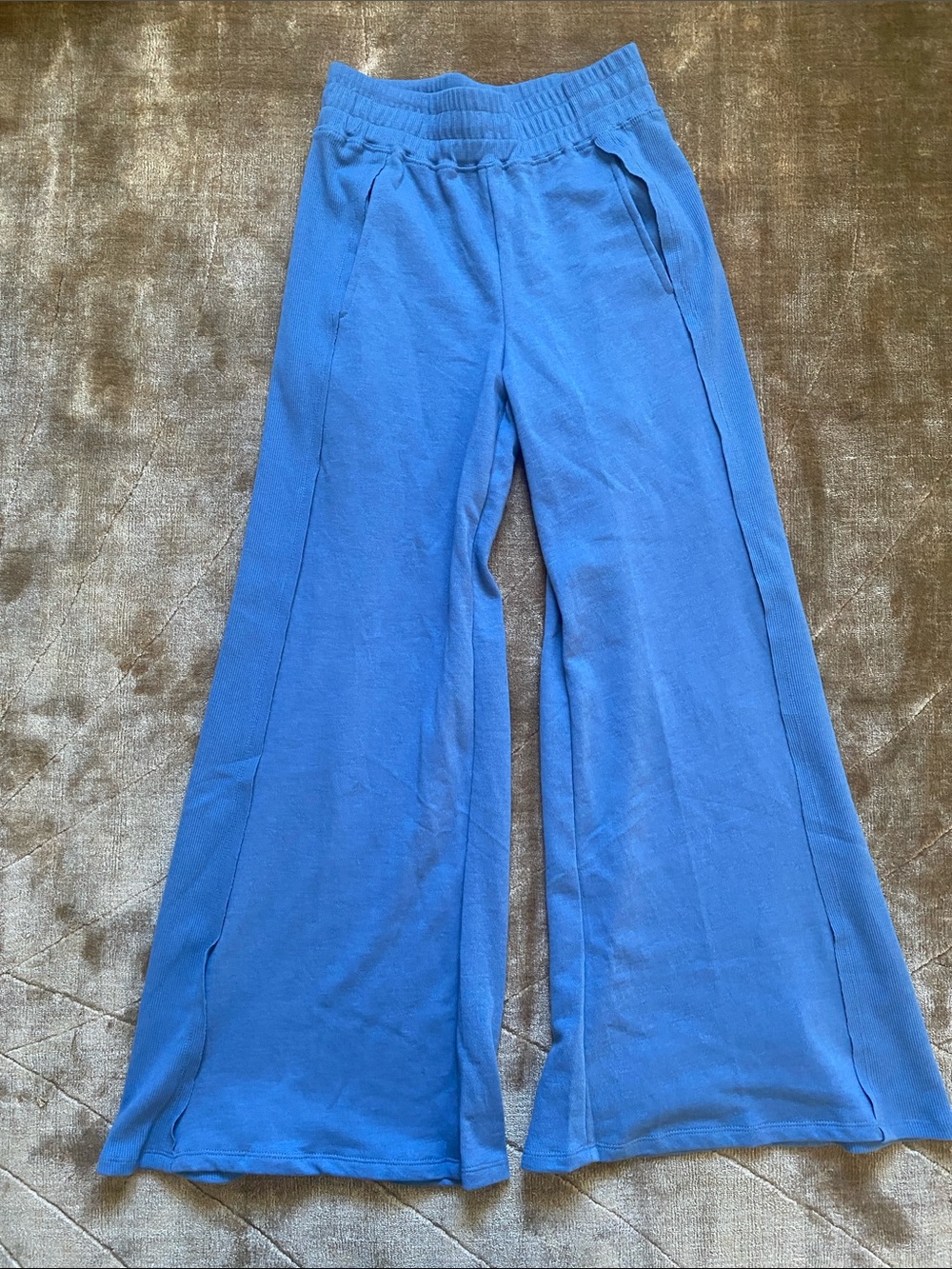Sundry periwinkle Wide-Leg Sweatpants